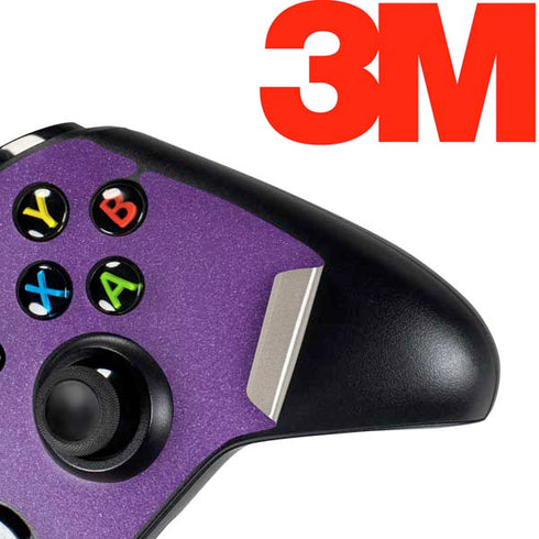 Purple Glitter Musical Heart Xbox One Controller Skin
