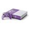 Purple Glitter Musical Heart Xbox One S All-Digital Edition Bundle Skin