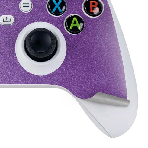 Purple Glitter Musical Heart Xbox Series S Skins
