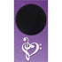 Purple Glitter Musical Heart Xbox Series S Console Skin