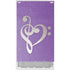 Purple Glitter Musical Heart Xbox Series S Console Skin