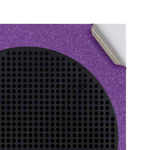 Purple Glitter Musical Heart Xbox Series S Console Skin