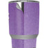 Purple Glitter Musical Heart Yeti 20oz Tumbler Skin