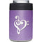 Purple Glitter Musical Heart Yeti Colster Can Insulator Skin