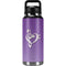 Purple Glitter Musical Heart YETI Rambler 36oz Bottle Skin