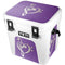 Purple Glitter Musical Heart YETI Roadie 24 Hard Cooler Skin