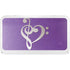 Purple Glitter Musical Heart YETI Tundra 75 Hard Cooler Skin