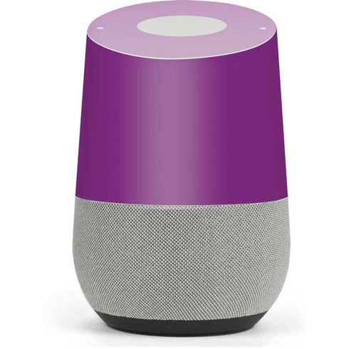 Purple Solid Google Home Skin