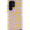 Purple Happy Face Pattern Galaxy S22 Ultra Pro Case
