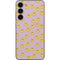 Purple Happy Face Pattern Galaxy S23 Plus Skin
