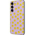 Purple Happy Face Pattern Galaxy S23 Plus Skin