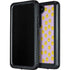 Purple Happy Face Pattern Galaxy S23 Plus Waterproof Case