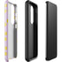 Purple Happy Face Pattern Galaxy S23 Pro Case