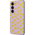Purple Happy Face Pattern Galaxy S23 Skin