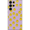 Purple Happy Face Pattern Galaxy S23 Ultra Skin