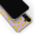 Purple Happy Face Pattern Galaxy S24 Plus Clear Case