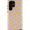 Purple Happy Face Pattern Galaxy S24 Ultra Impact Case