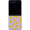 Purple Happy Face Pattern Galaxy Z Flip5 5G Skin