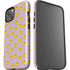 Purple Happy Face Pattern iPhone 14 Impact Case