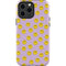 Purple Happy Face Pattern iPhone 15 Pro Max Impact Case