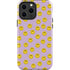 Purple Happy Face Pattern iPhone 15 Pro Max Impact Case