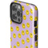 Purple Happy Face Pattern iPhone 15 Pro Max Impact Case
