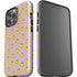 Purple Happy Face Pattern iPhone 15 Pro Max Impact Case