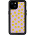 Purple Happy Face Pattern iPhone 15 Plus Waterproof Case
