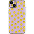 Purple Happy Face Pattern iPhone 15 Skin