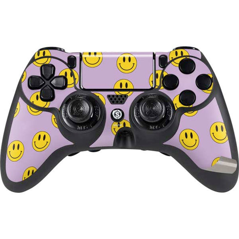 Purple Happy Face Pattern PS4/PC SCUF Impact Controller Skin