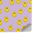 Purple Happy Face Pattern PS5 Slim Disk Console Skin