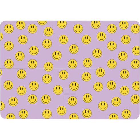 Purple Happy Face Pattern Surface Laptop Studio Skin