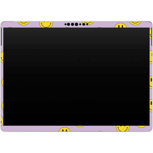 Purple Happy Face Pattern Surface Pro 8 Skin