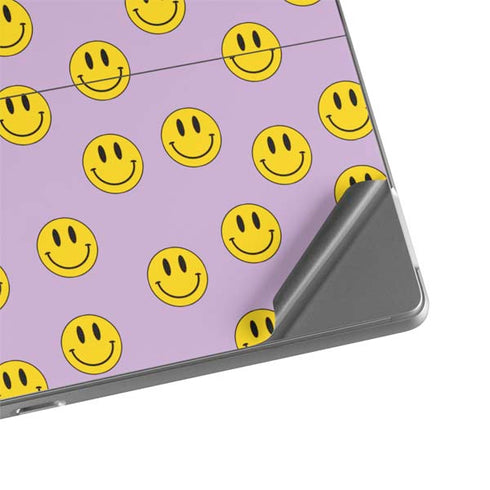 Purple Happy Face Pattern Surface Pro 8 Skin