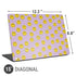Purple Happy Face Pattern Universal Laptop 15in (12.2 x 8.8in) Skin