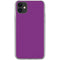 Purple iPhone 11 Clear Case
