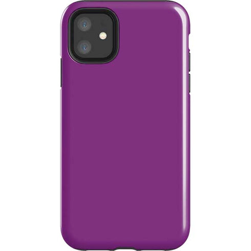 Purple Solid iPhone 11 Impact Case