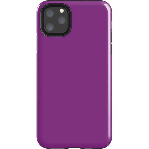 Purple Solid iPhone 11 Pro Max Impact Case