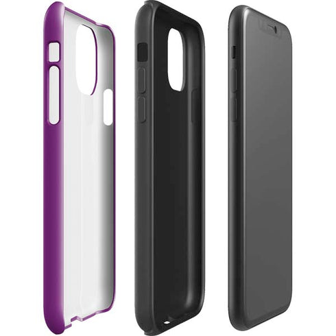 Purple Solid iPhone 11 Pro Max Impact Case