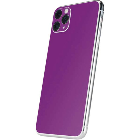 Purple Solid iPhone 11 Pro Max Skin