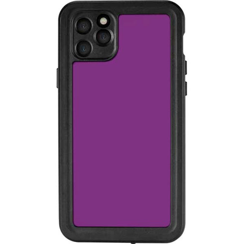 Purple Solid iPhone 11 Pro Max Waterproof Case