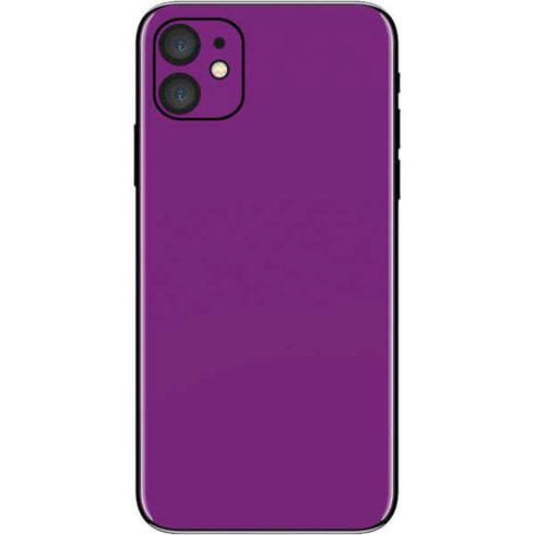 Purple Solid iPhone 11 Skin