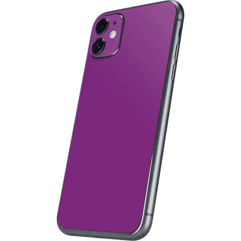 Purple Solid iPhone 11 Skin