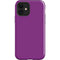 Purple Solid iPhone 12 Impact Case