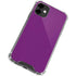 Purple Solid iPhone 12 Mini Clear Case