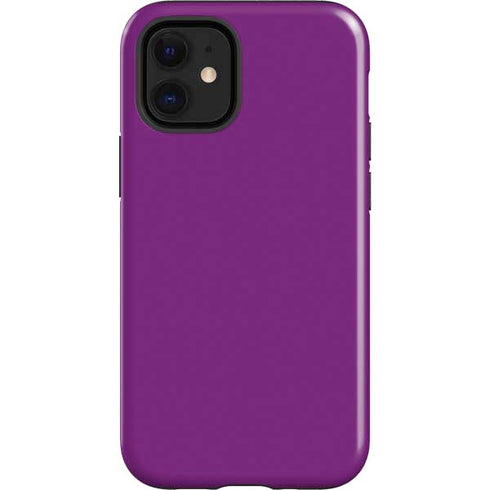 Purple Solid iPhone 12 Mini Impact Case
