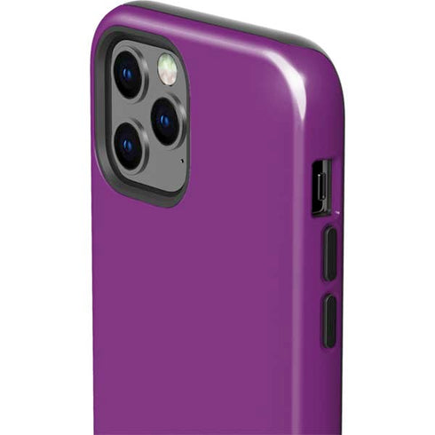 Purple Solid iPhone 12 Pro Impact Case