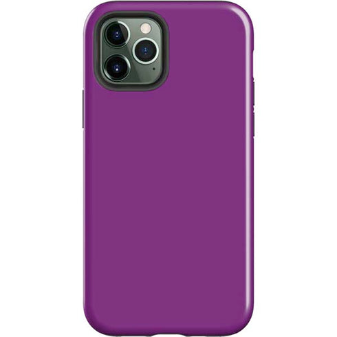 Purple Solid iPhone 12 Pro Max Impact Case