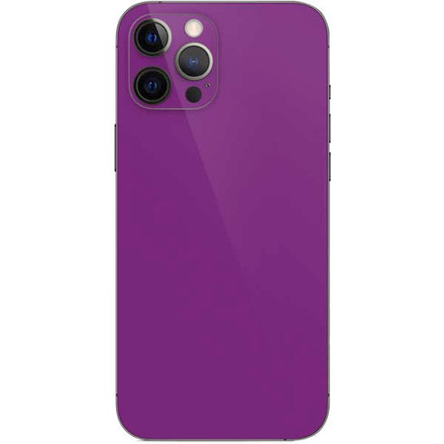 Purple Solid iPhone 12 Pro Max Skin