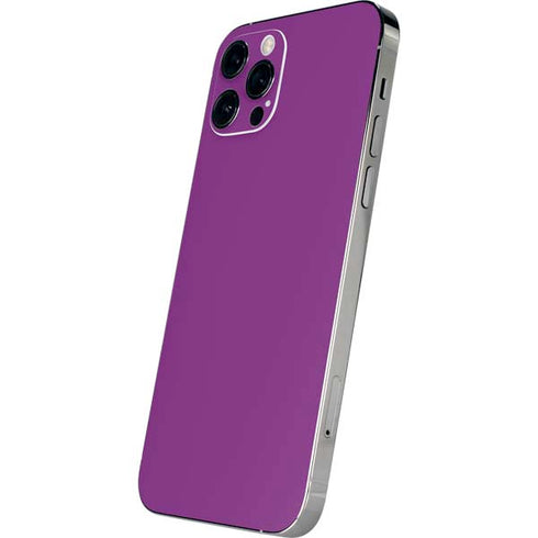 Purple Solid iPhone 12 Pro Max Skin